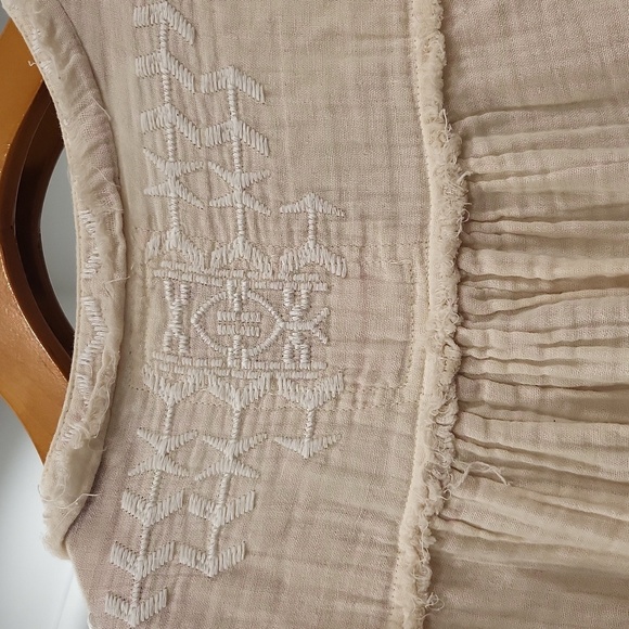 Johnny Was Prairie boho flowy cotton hippy blouse rare new with tags - Picture 3 of 11